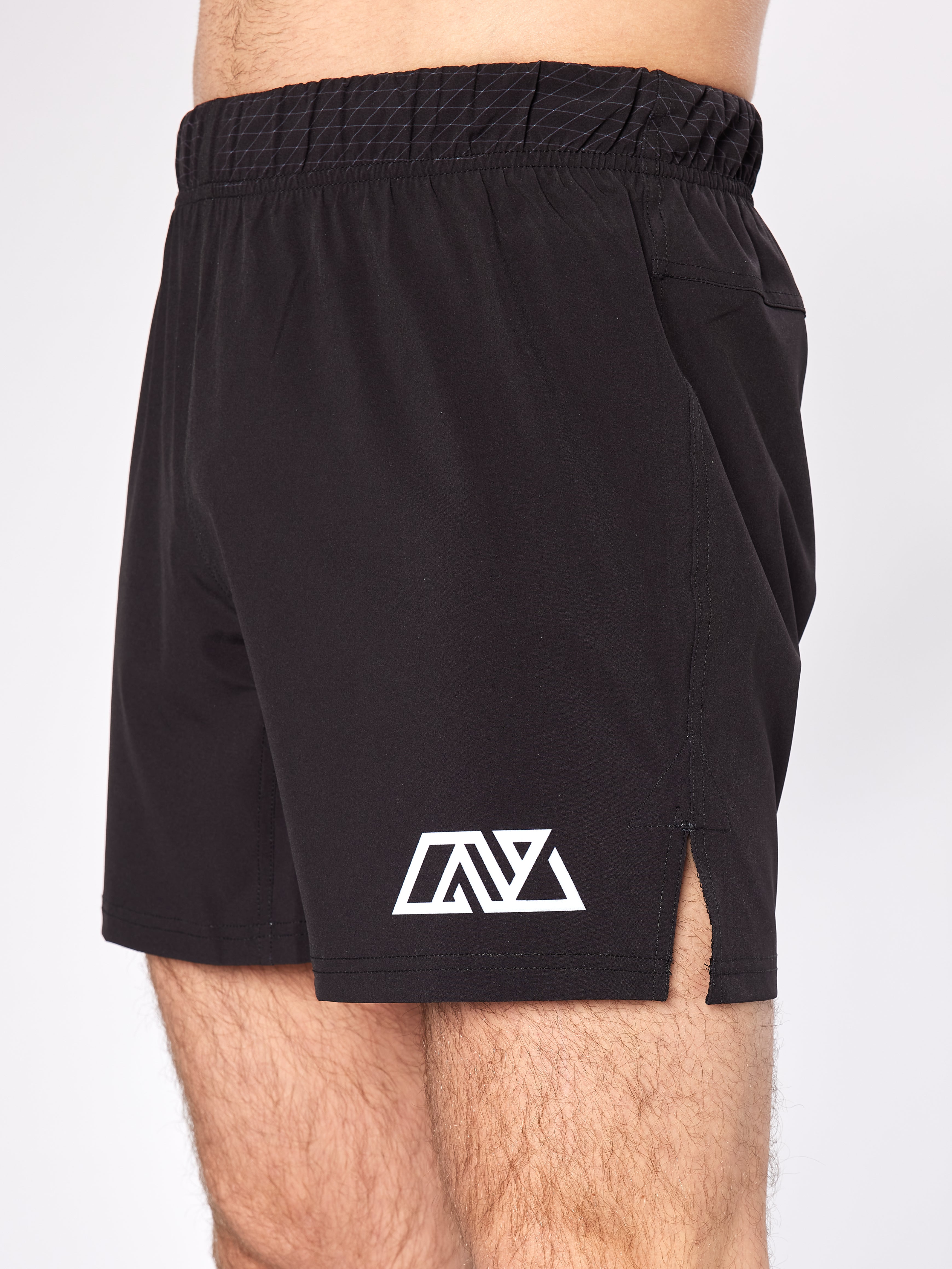 side view of our bjj ranked shorts